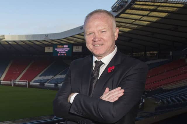 Alex McLeish at Hampden. The former Scotland boss admits he would find it hard to turn down an approach to retake the reins. Picture: SNS Group