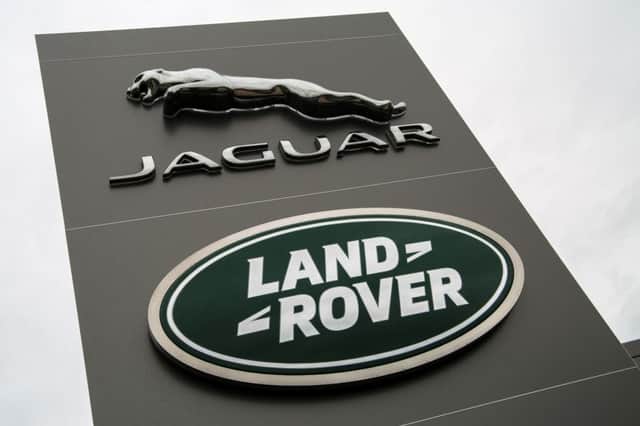 The custom-built Jaguar Land Rover showroom brings together two marques under one roof