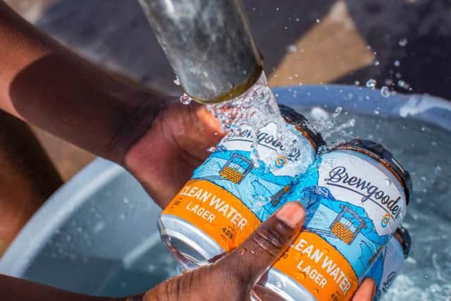Brewgooder lager is stocked in Asda stores and a number of bars and restaurants. Picture: Contributed