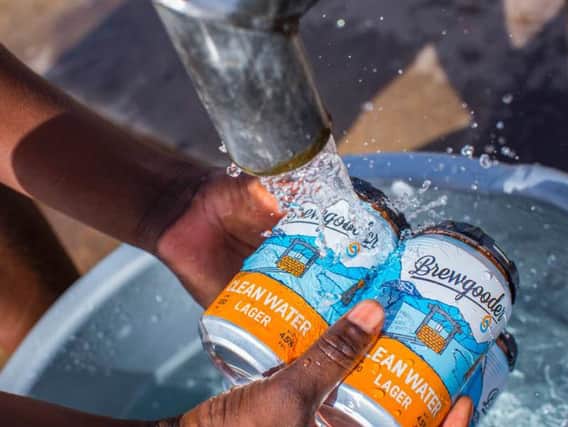 Brewgooder lager is stocked in Asda stores and a number of bars and restaurants. Picture: Contributed