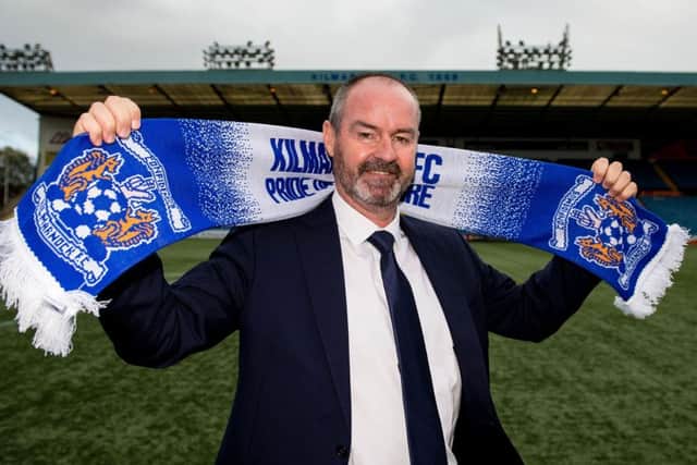 Steve Clarke became Kilmarnocks new manager yesterday. Picture: SNS