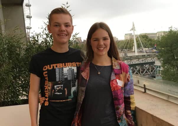 17-year-old Magnus Dixon and sister 14-year-old Ailsa Dixo