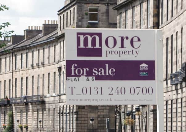 Properties in Scotland being sold for over Â£1m has fallen by a third