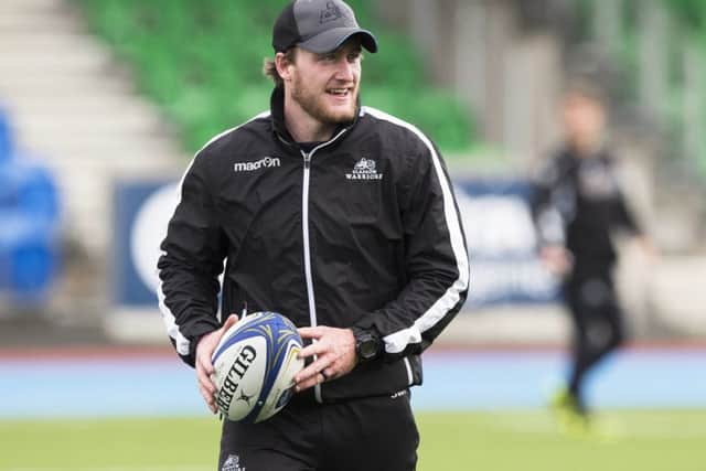 Glasgow Warriors' Stuart Hogg trains at Scotstoun. Picture: Paul Devlin/SNS/SRU
