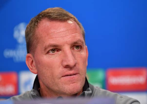 Brendan Rodgers wants his side to show some steel in the Allianz Arena this evening. Picture: Getty Images
