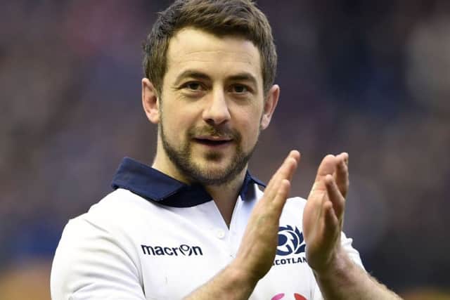 Injury blow: Greig Laidlaw. Picture: Ian Rutherford