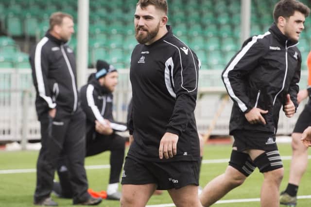 Jamie Bhatti will be up against Lions prop Tadhg Furlong on Saturday. Picture: SNS/SRU