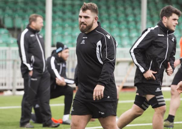 Jamie Bhatti will be up against Lions prop Tadhg Furlong on Saturday. Picture: SNS/SRU