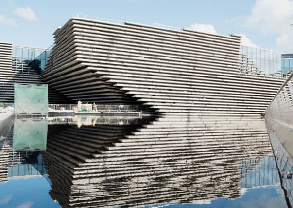 The V&A Museum emerging on Dundee Waterftont.