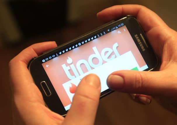 The findings may come as little surprise but suggest that Tinder reinforces ancient mating behaviour. Picture: Jonathan Brady/PA Wire