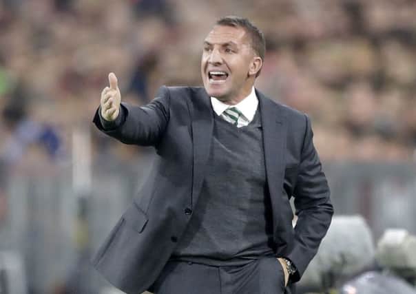 Celtic's head coach Brendan Rodgers. Picture: AP