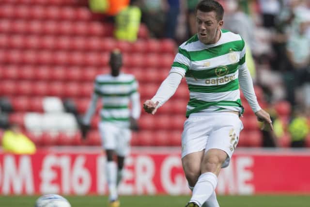 Celtics Callum McGregor found it difficult to watch as his team-mates suffered a 3-0 defeat by Bayern Munich on Wednesday night. Picture: SNS.