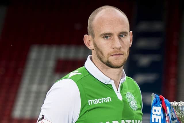 David Gray is convinced Hibs will hold their own at Hampden. Picture: SNS.
