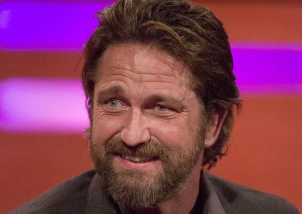 Gerard Butler, who has told how he was admitted to hospital after being injected with the venom of 23 bee stings. Picture; PA