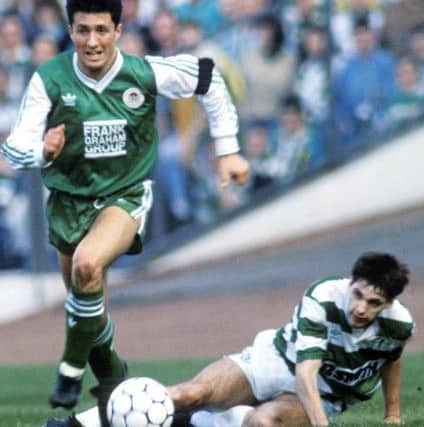 Collins was impressing for Hibs. Picture: SNS Group
