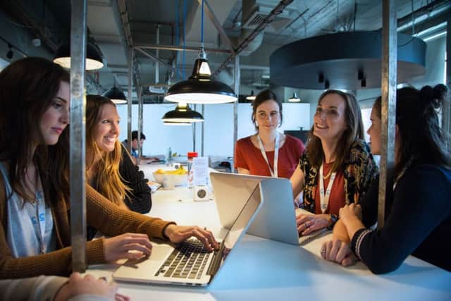 Students at CodeClan's base in Edinburgh. Graduates of the training academy are increasingly finding work in fintech