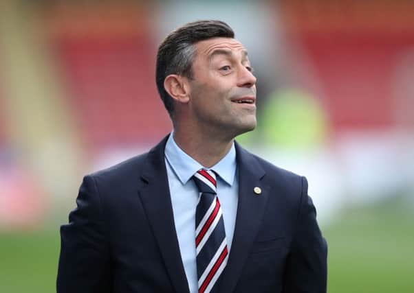 Pedro Caixinha knows Rangers face a physical challenge. Photograph: Getty Images