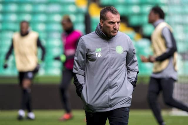 Brendan Rodgers appeared to admit that he is on the lookout for defensive reinforcements. Picture: SNS Group