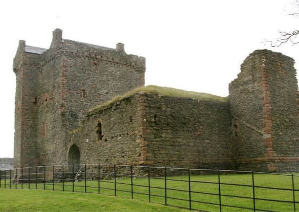 Skipness Castle, which dates from the 13th century, lies on the east coast of Kintyre. Picture: Wikicommons