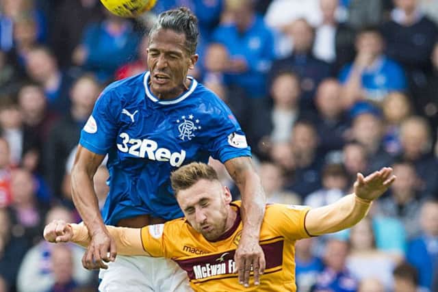 Bruno Alves against Louis Moult should be a right ding-dong battle. Picture: SNS
