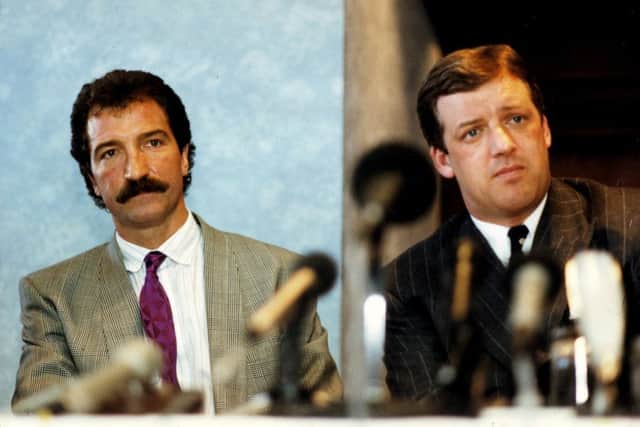 Graeme Souness and David Murray during their time together at Rangers. Picture: Allan Milligan
