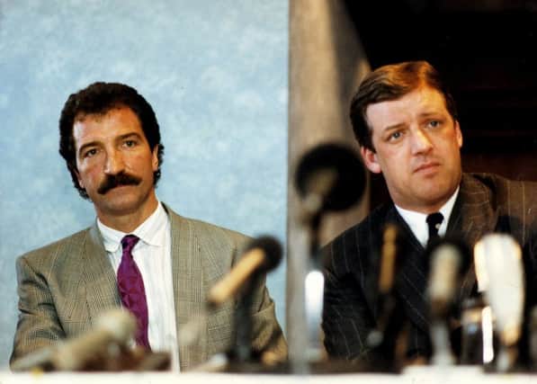 Graeme Souness and David Murray during their time together at Rangers. Picture: Allan Milligan