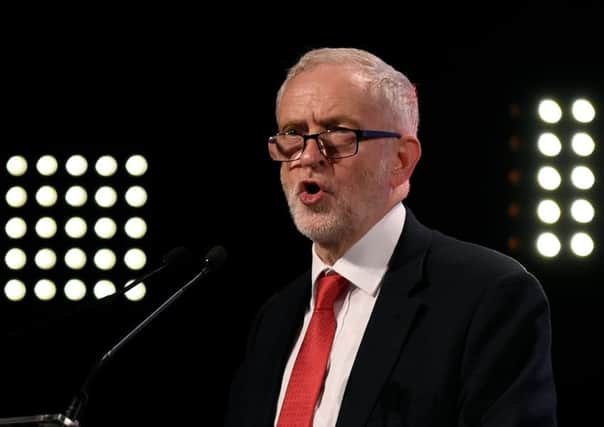 Jeremy Corbyn: planned tax rise for all on Â£80,000. Photograph: Getty