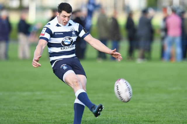 Ross Jones opened the scoring for Heriot's with a penalty. Picture: Ross Parker/SNS