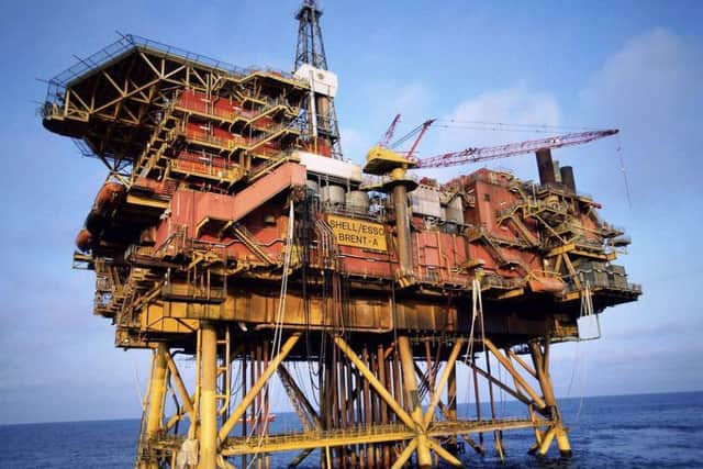 An oil rig. Picture: SWNS
