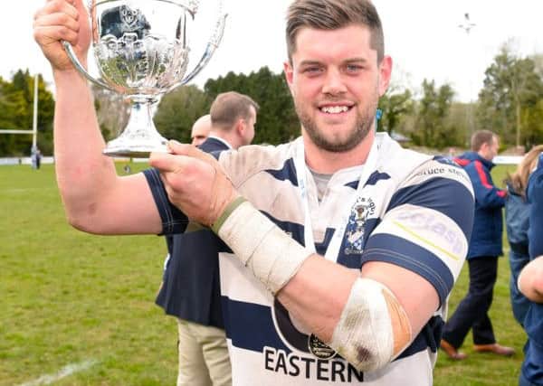 Jack Turley scored a hat-trick but it wasn't enough to overcome Melrose. Picture: SNS.
