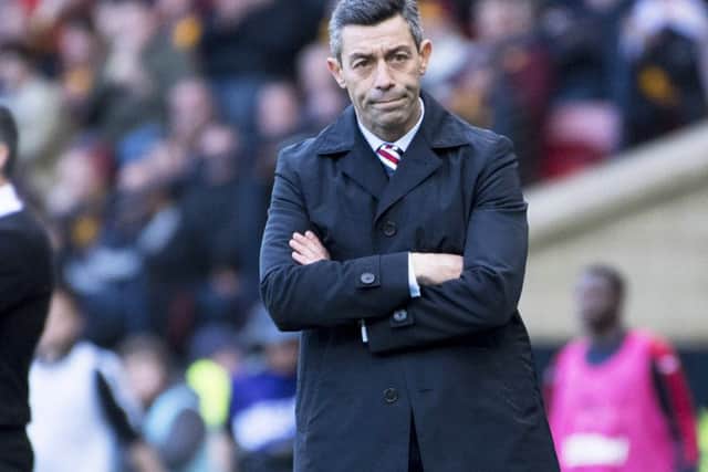 Pedro Caixinha can only reflect on what went wrong at Hampden. Picture: SNS.