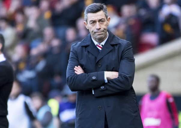 Pedro Caixinha can only reflect on what went wrong at Hampden. Picture: SNS.