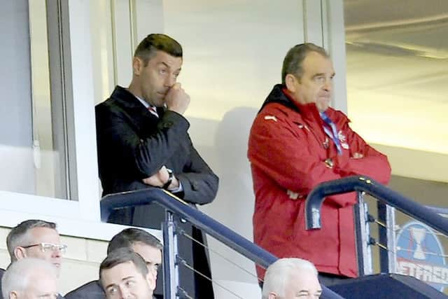 Pedro Caixinha was sent to the stands during Rangers' Betfred Cup semi-final defeat to Motherwell. Picture: Michael Gillen
