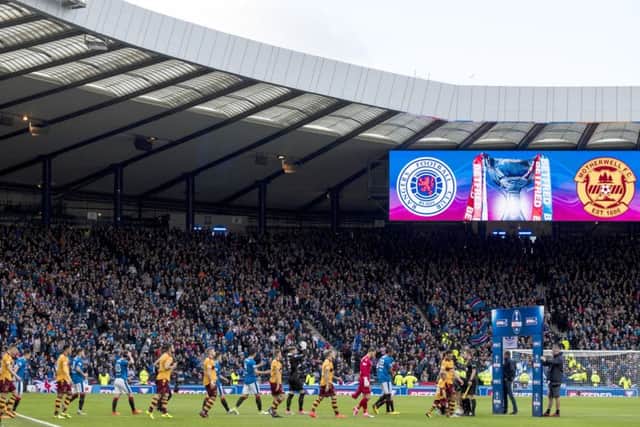 Rangers lost the match 2-0 at Hampden Park. Picture: SNS