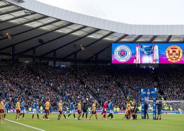 Rangers lost the match 2-0 at Hampden Park. Picture: SNS