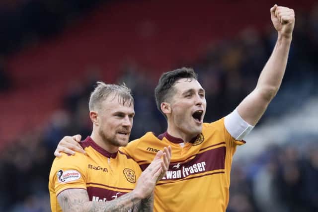Carl McHugh says there is 'nothing wrong' with Motherwell's physical style. Picture: SNS.