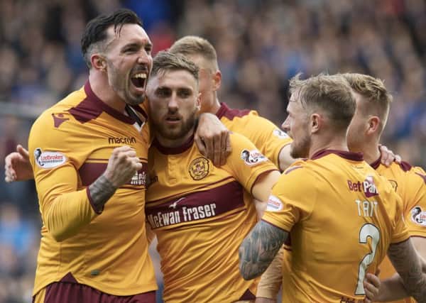 Ryan Bowman, left, says Motherwell were motivated by Rangers' disrespect. Picture: SNS