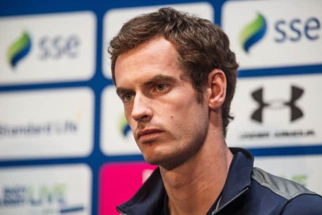Andy Murray is itching to get back to competing. Picture: John Devlin