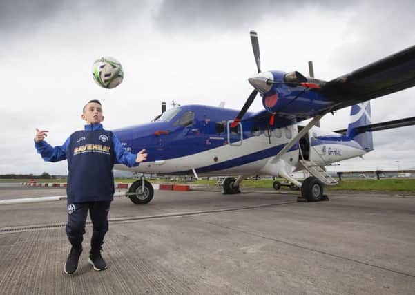 10-year-old Matthew Davidson has been making a 320-mile round-trip from Barra to train with Morton. Picture: PA