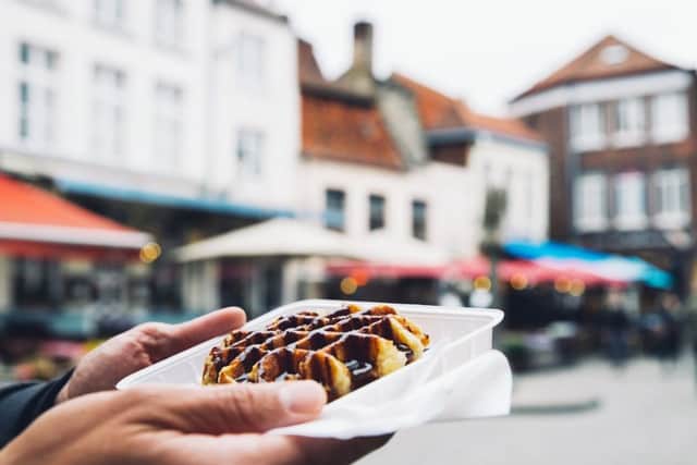 Antwerp has lots of tasty treats, including the famous Belgium waffles. Photograph: Getty Images/iStock