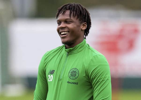 Celtic's Dedryck Boyata in training. Picture: Ross Parker/SNS