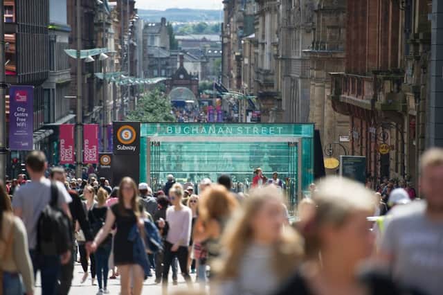 Scotland's population growth is down to people choosing to move to the country. Picture: John Devlin/TSPL