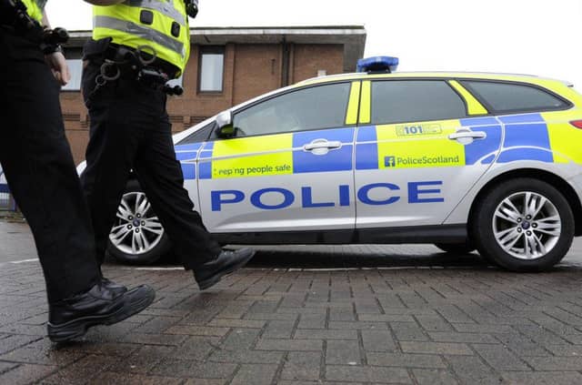 Police attended the scene. Picture: John Devlin