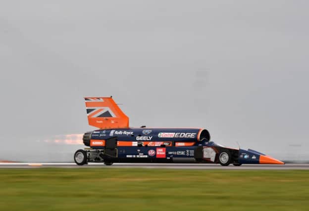 The Bloodhound supersonic car. Picture: Getty Images