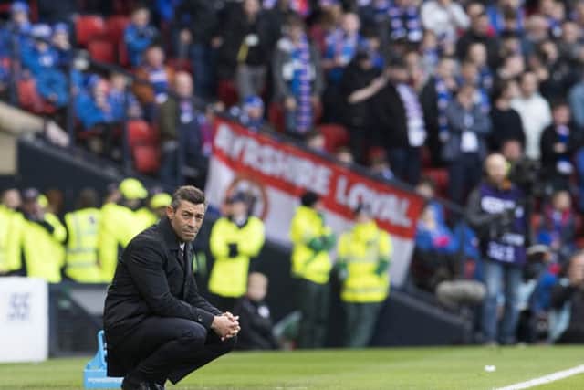 Rangers failed to ever win three matches on the bounce under Caixinha's leadership. Picture: SNS Group