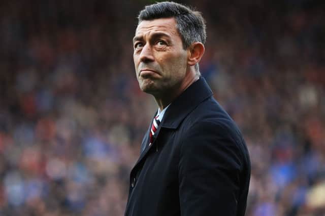 Rangers manager Pedro Caixinha pictured before his penultimate match in charge - the Betfred Cup semi final loss to Motherwell. Picture: Getty Images