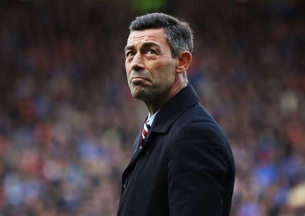 Rangers manager Pedro Caixinha pictured before his penultimate match in charge - the Betfred Cup semi final loss to Motherwell. Picture: Getty Images