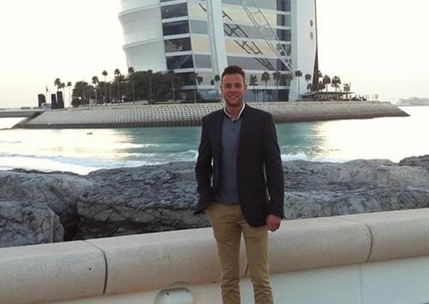 Jamie Harron has been freed, according to his representatives after he was sentenced to three months in a Dubai jail for touching a man's hip. Picture: Detained in Dubai/PA Wire