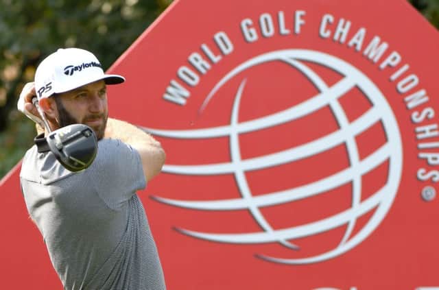 Dustin Johnson stormed into the lead with a stunning 63 in Shanghai. Picture: Getty Images