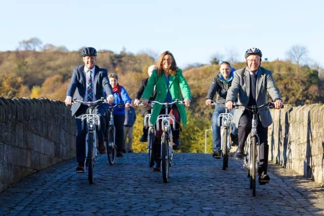 The scheme's cycles will be joined by more than 50 electric bikes next year. Picture: Forth Environment Link